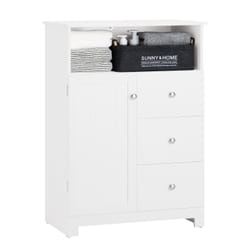 SoBuy BZR107-W bathroom storage cabinet