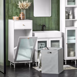 SoBuy BZR116-W bathroom storage cabinet