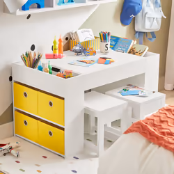 SoBuy KMB75-W kids desk MDF