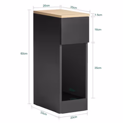 SoBuy FBT111-SCH nightstand/bedside table - Additional view 4