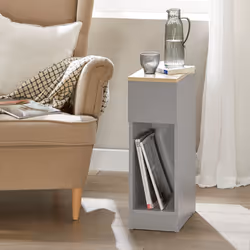 SoBuy FBT111-HG, Bedside Table Nightstand Side Table End Table