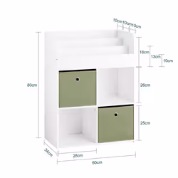SoBuy KMB79-W kids storage cabinet Chest cabinet - Additional view 4