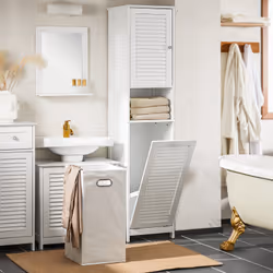 SoBuy BZR124-W living room storage cabinets