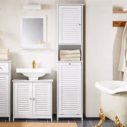 SoBuy BZR124-W living room storage cabinets