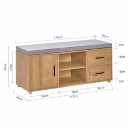SoBuy FSR148-N shoe organizer Open