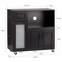 SoBuy FSB78-SCH living room sideboard/buffet - Additional view 4