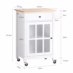 SoBuy FKW98-WN food service cart