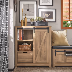 SoBuy FSB59-BR shoe organizer Open