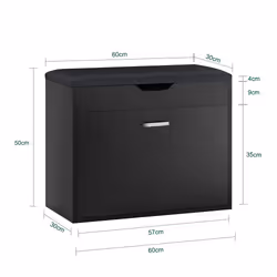 SoBuy FSR95-SCH shoe organizer Open - Additional view 4