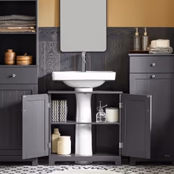 SoBuy BZR18-II-DG bedroom vanity/vanity set