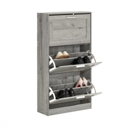 SoBuy FSR137-L-HG shoe organizer Open