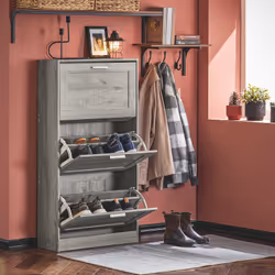 SoBuy FSR137-L-HG shoe organizer Open