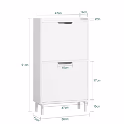 SoBuy FSR151-W shoe organizer Open - Additional view 4