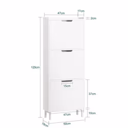 SoBuy FSR151-H-W shoe organizer Open - Additional view 4