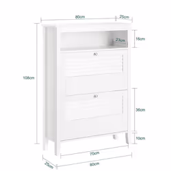 SoBuy FSR152-W shoe organizer Open - Additional view 4