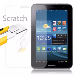 Cadorabo Tempered Glass for Samsung Galaxy TAB 2 (8 inch) Screen Protection 3D Touch for 9H Hardness Display Saver Protective Film