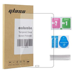 Cadorabo Tempered Glass for Samsung Galaxy TAB E (9.7 inch) Screen Protection 3D Touch for 9H Hardness Display Saver Protective Film