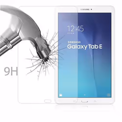 Cadorabo Tempered Glass for Samsung Galaxy TAB E (9.7 inch) Screen Protection 3D Touch for 9H Hardness Display Saver Protective Film