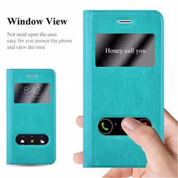Cadorabo DE-110081 mobile phone case 11.9 cm (4.7") Cover Turquoise