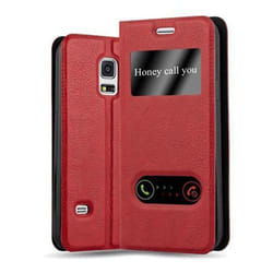 Cadorabo DE-110140 mobile phone case 12.9 cm (5.1") Flip case Red