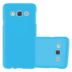 Cadorabo Case for Samsung Galaxy A3 2015 case cover - JELLY LIGHT BLUE