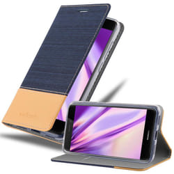 Cadorabo Case for Huawei P8 LITE 2017 case cover - DARK BLUE BROWN