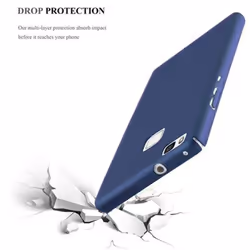 Cadorabo Hard Case for Huawei P9 LITE case cover - METAL BLUE