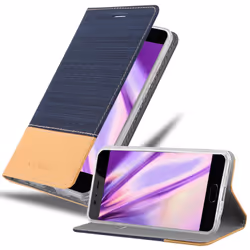 Cadorabo Case for Huawei P10 PLUS case cover - DARK BLUE BROWN