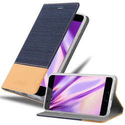 Cadorabo Case for Huawei P10 PLUS case cover - DARK BLUE BROWN