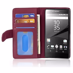 Cadorabo Case for Sony Xperia Z5 Premium case cover - BORDEAUX PURPLE