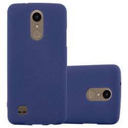Cadorabo Case for LG K10 2017 case cover - FROST DARK BLUE