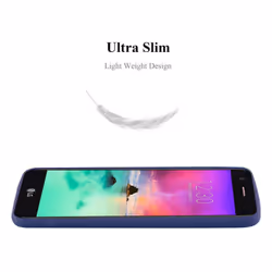 Cadorabo Case for LG K10 2017 case cover - FROST DARK BLUE