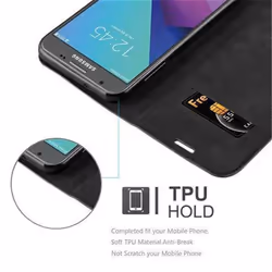 Cadorabo DE-111288 mobile phone case 12.7 cm (5") Flip case Black