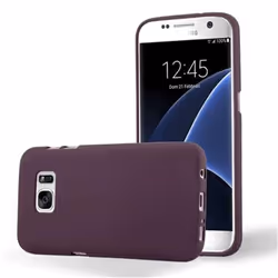 Cadorabo Case for Samsung Galaxy S7 case cover - FROST BORDEAUX PURPLE
