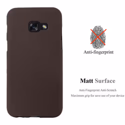 Cadorabo Case for Samsung Galaxy A5 2017 case cover - FROST BORDEAUX PURPLE