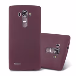 Cadorabo Case for LG G4 / G4 PLUS case cover - FROST BORDEAUX PURPLE