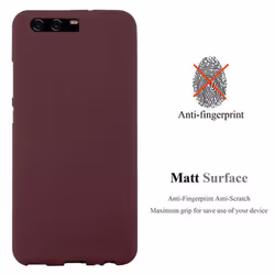 Cadorabo Case for Huawei P10 case cover - FROST BORDEAUX PURPLE