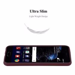 Cadorabo Case for Huawei P10 case cover - FROST BORDEAUX PURPLE