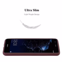 Cadorabo Case for Huawei P10 LITE case cover - FROST BORDEAUX PURPLE