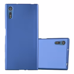 Cadorabo Case for Sony Xperia XZ / XZs case cover - METALLIC BLUE