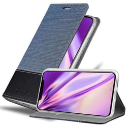 Cadorabo Case for Apple iPhone X / XS case cover - DARK BLUE BLACK