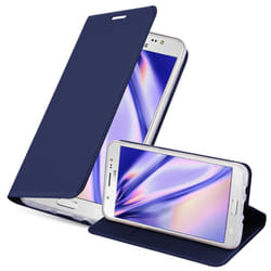 Cadorabo Case for Samsung Galaxy J5 2016 case cover - CLASSY DARK BLUE