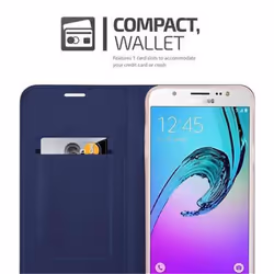 Cadorabo Case for Samsung Galaxy J5 2016 case cover - CLASSY DARK BLUE