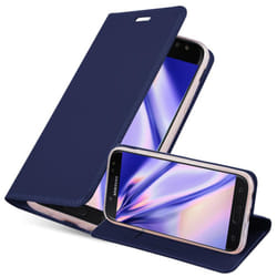 Cadorabo Case for Samsung Galaxy J5 2017 case cover - CLASSY DARK BLUE