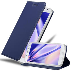 Cadorabo Case for Samsung Galaxy S4 case cover - CLASSY DARK BLUE