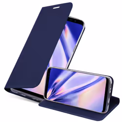 Cadorabo Case for Samsung Galaxy S8 PLUS case cover - CLASSY DARK BLUE