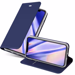 Cadorabo Case for Apple iPhone X / XS case cover - CLASSY DARK BLUE