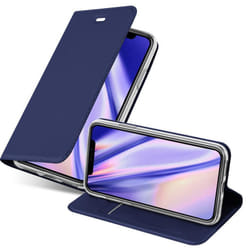 Cadorabo Case for Apple iPhone X / XS case cover - CLASSY DARK BLUE