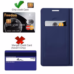 Cadorabo Case for Apple iPhone X / XS case cover - CLASSY DARK BLUE