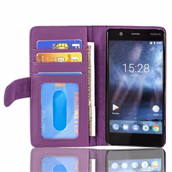 Cadorabo Case for Nokia 3 2017 case cover - BORDEAUX PURPLE